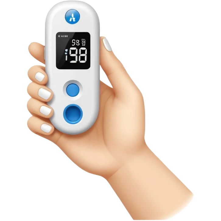 diabetes finger tester emoji