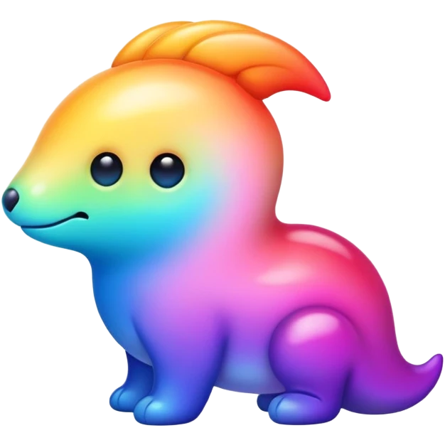 Colorful gradient creature  emoji