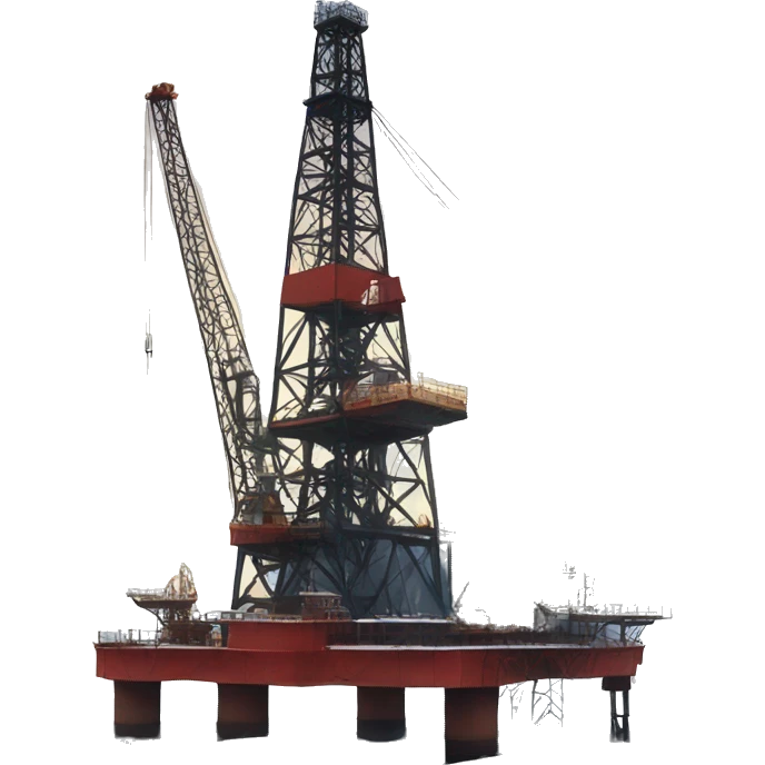oil rig in snow emoji