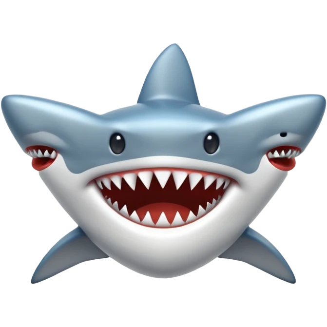 sharks tooth golf logo emoji