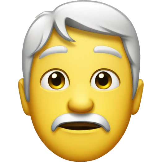 Regular yellow circle emoji giving a side eye emoji