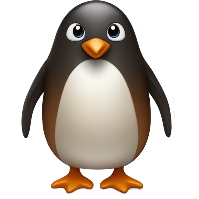 Brown penguin  emoji