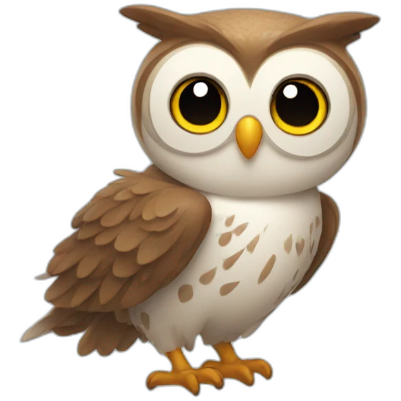 happy owl emoji