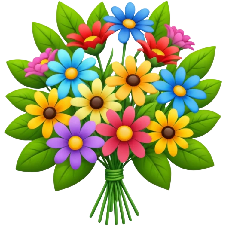Um buque emoji