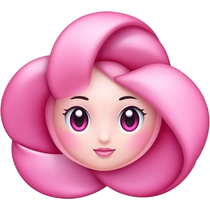 Moño rosa emoji