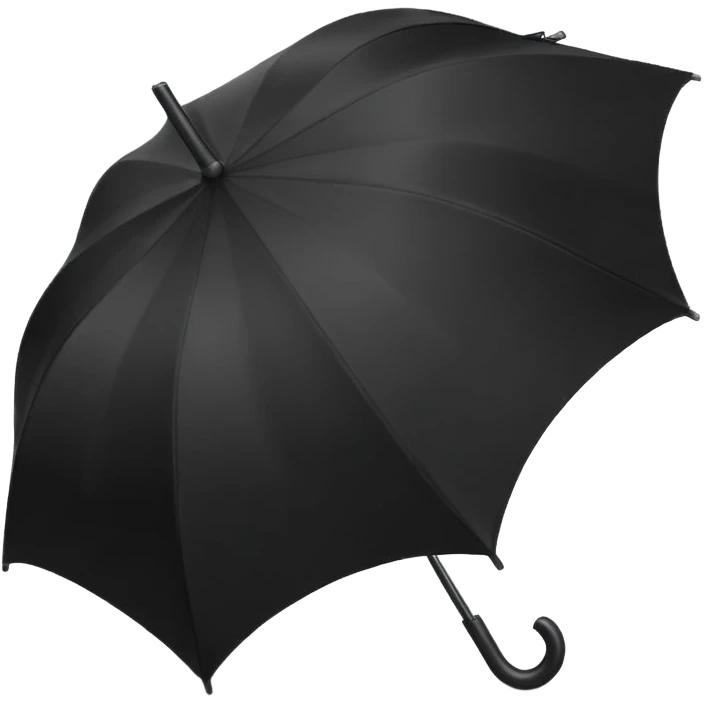black umbrella emoji