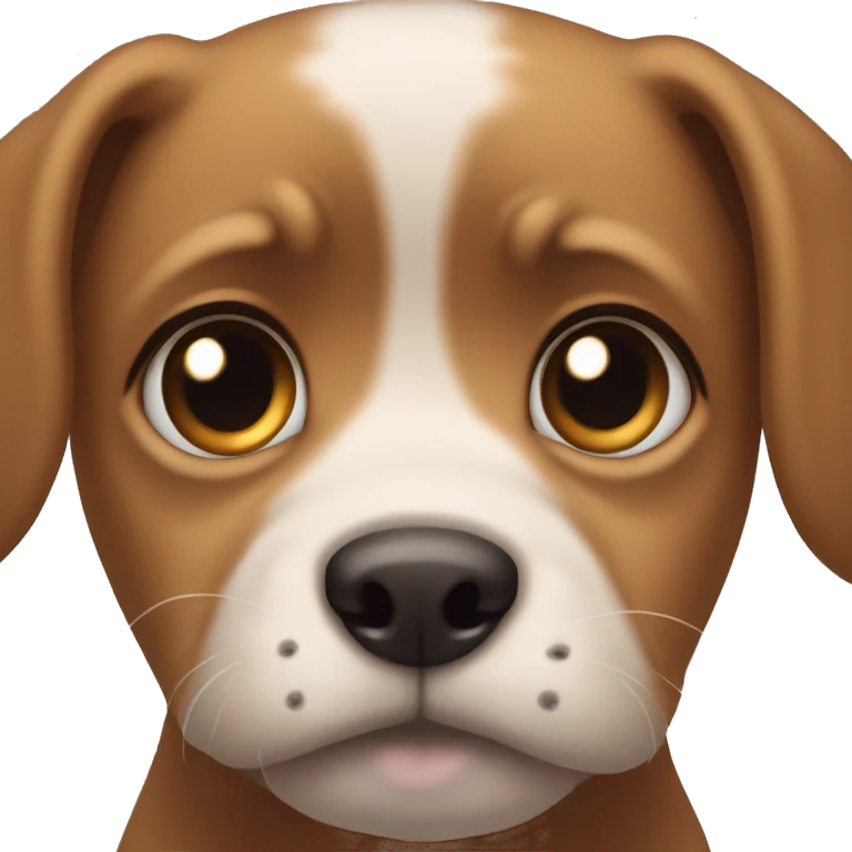 Puppy dog eyes human expression emoji