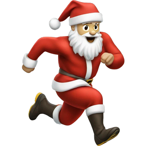 skipping sprint review santa emoji
