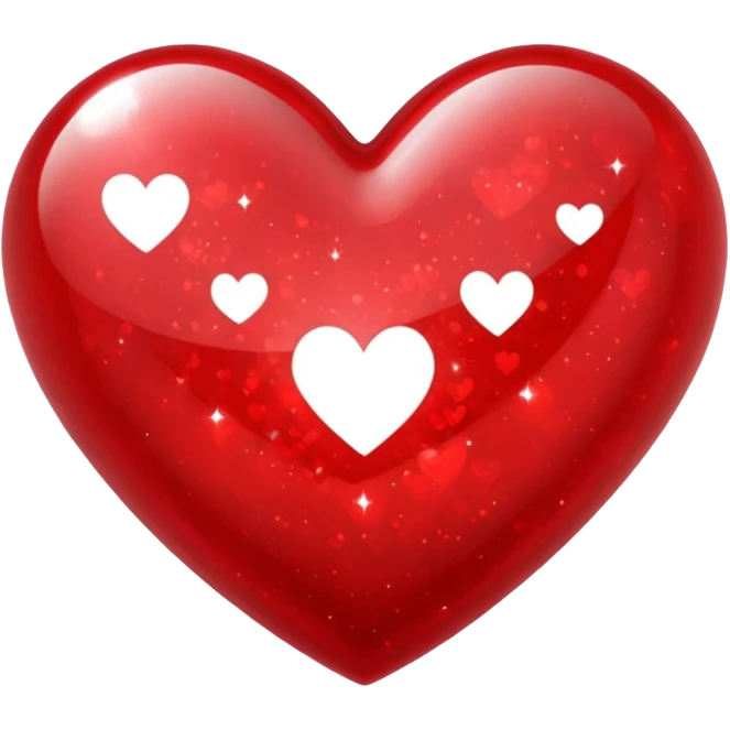 Sparkly heart emoji