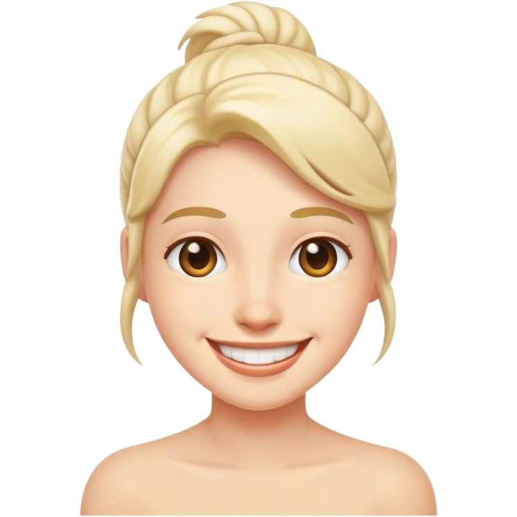 Cuddle face emoji