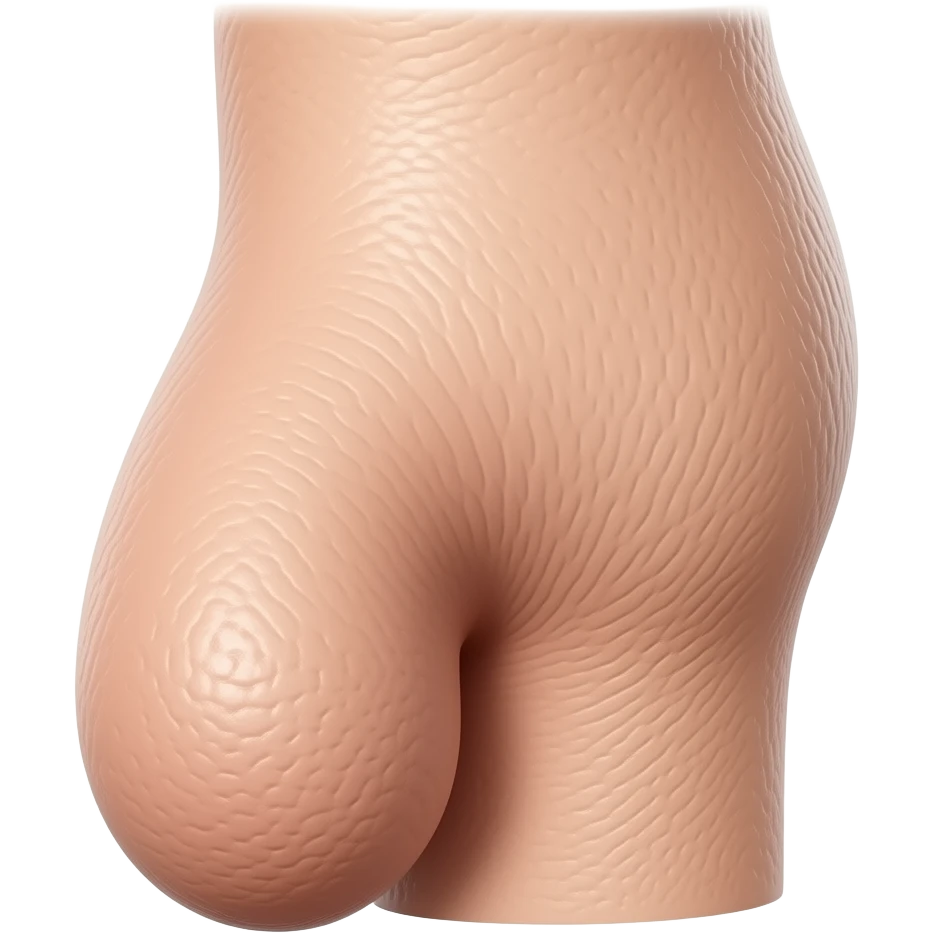 A hyper-realistic, anatomically precise 3D rendering of a human penis. The digital sculpture showcases intricate details of skin texture, including subtle veins, pores, and natural imperfections, rendered with photorealistic fidelity featuring natural skin tones.  3d emoji emoji