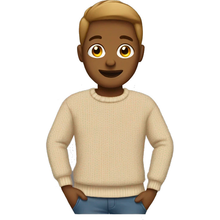 Beige jumper  emoji
