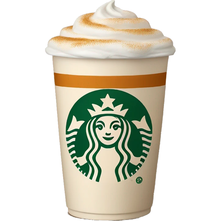 Starbucks Pumpkin Spice Latte emoji