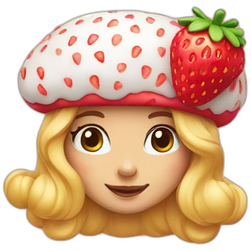 strawberry shortcake emoji