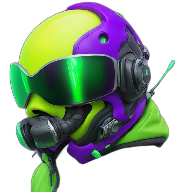 Crazy ants color lemon green and purple neon streetwear cybertech smart Futuristic cyber AR/VR point from him up doing a moonwalker emoji