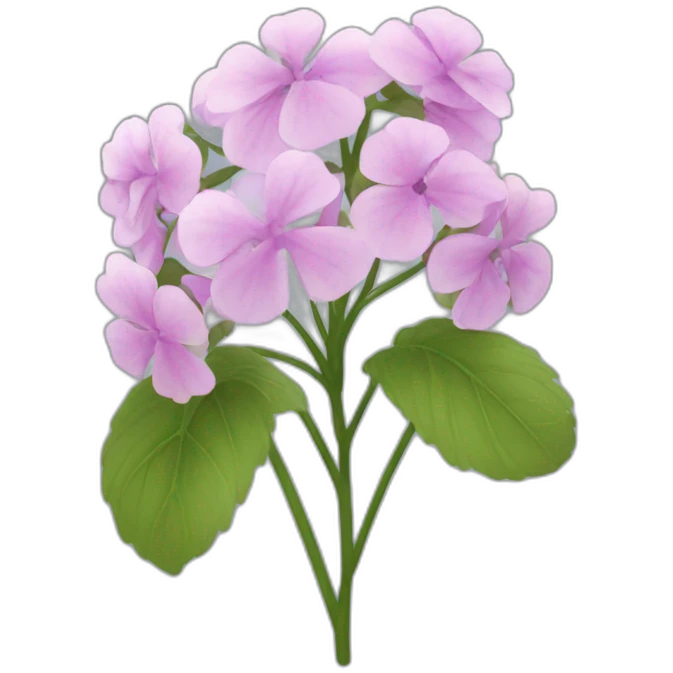 hydrageas flowers emoji