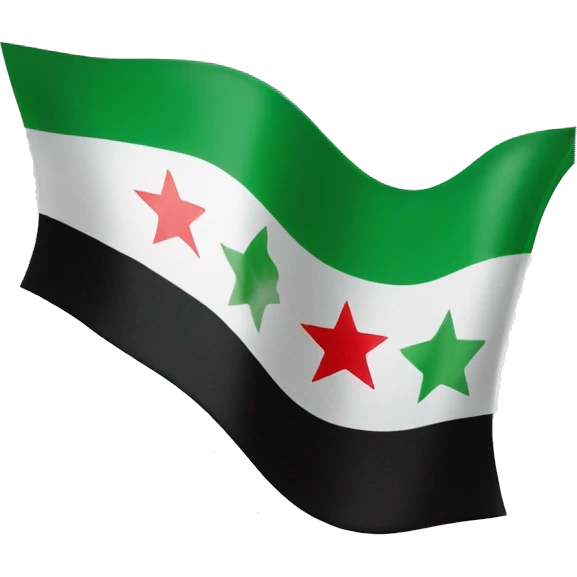 Syrian green flag emoji