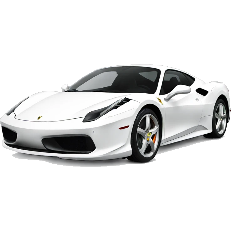 White ferrari emoji