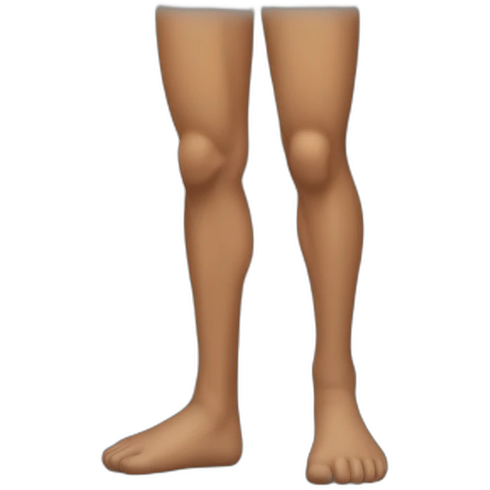 hairy man legs emoji