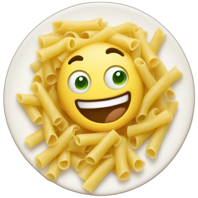 Happy pasta emoji