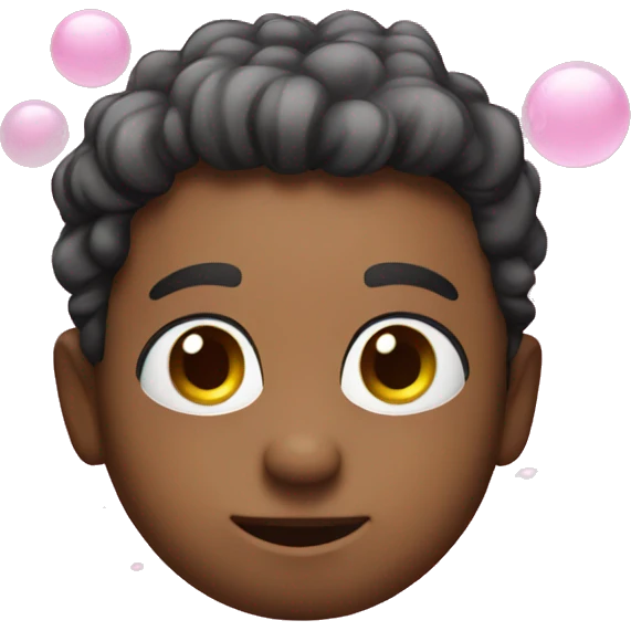 pink bubbles emoji