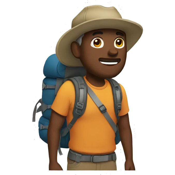 hiking emoji