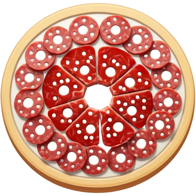salami, simple and clear depiction emoji