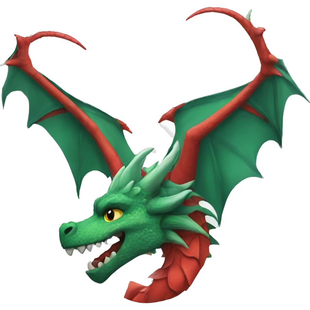 dragon xmas emoji