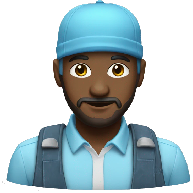 Mixery iced blue  emoji