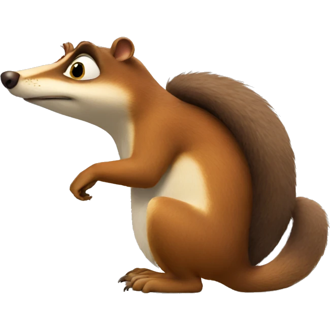 Scrat thinking emoji
