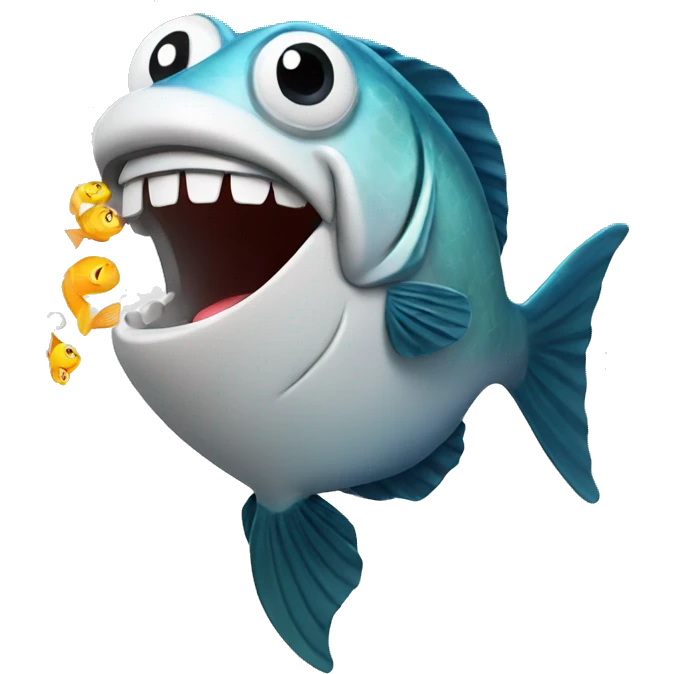 Fish Singing Karaoke emoji