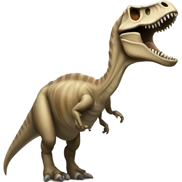 dinosaur fossil emoji