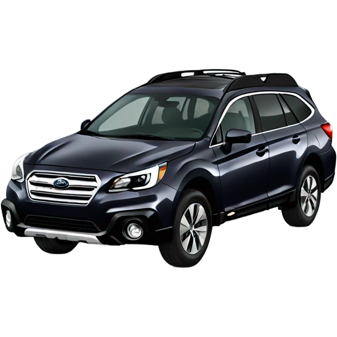 Black Subaru Outback  emoji