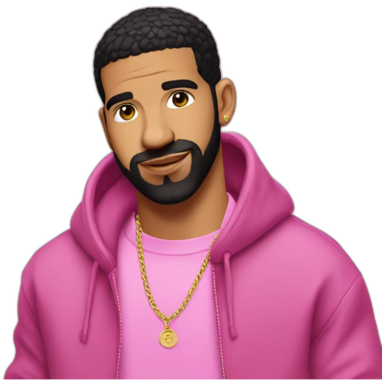 Drake in pink vibes  emoji