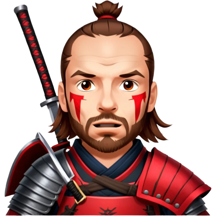 Battle-Ready Samurai emoji