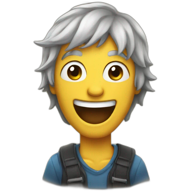 happy and wierd emoji