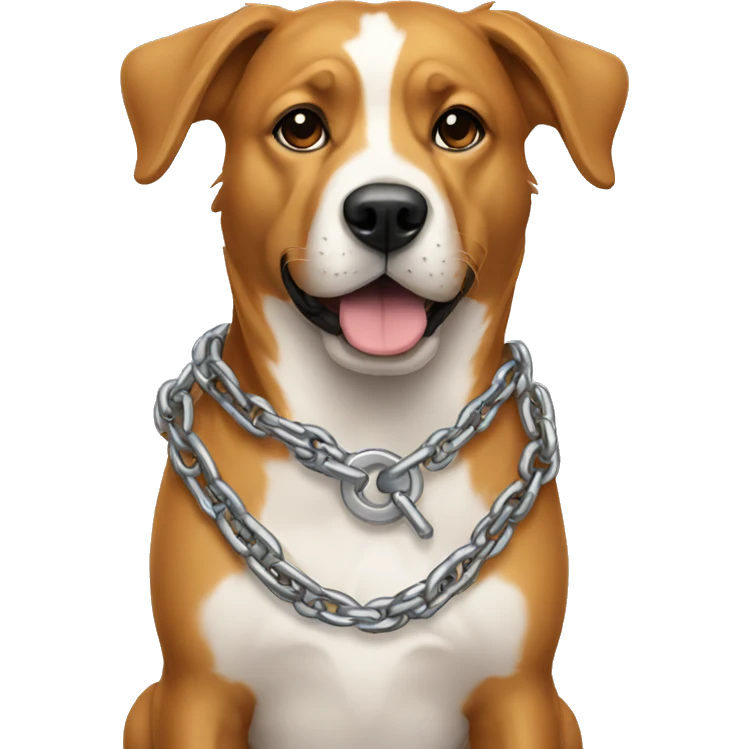 dog with chain emoji