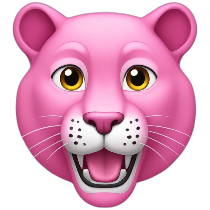 Pink panther emoji