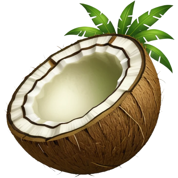 Green Coconut shell emoji