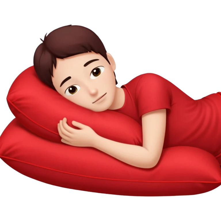 resting with red pilow emoji