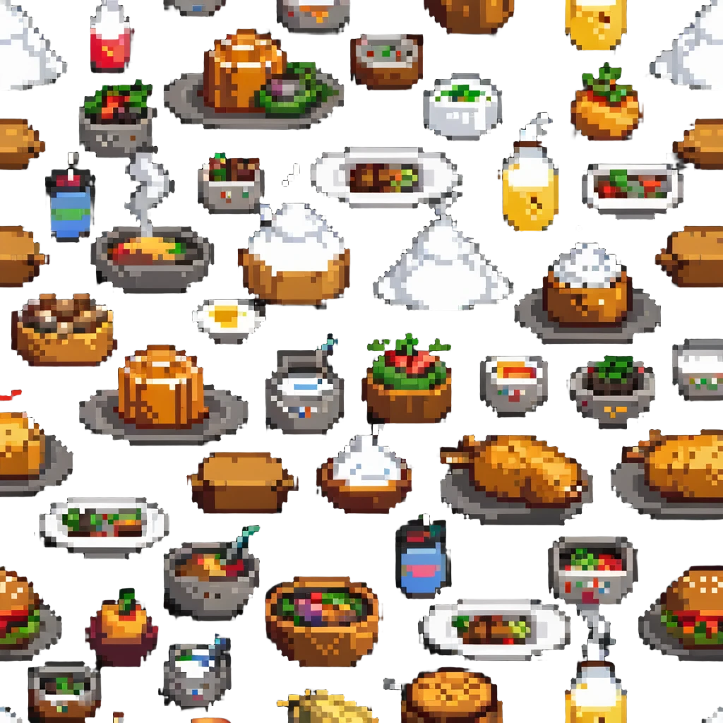 delicious food with steam rising emoji
