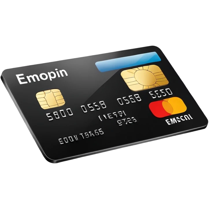 black credit card emoji