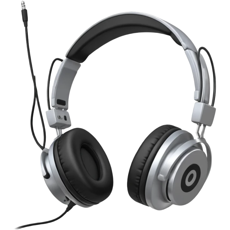 circular walkman with an headphone separately emoji