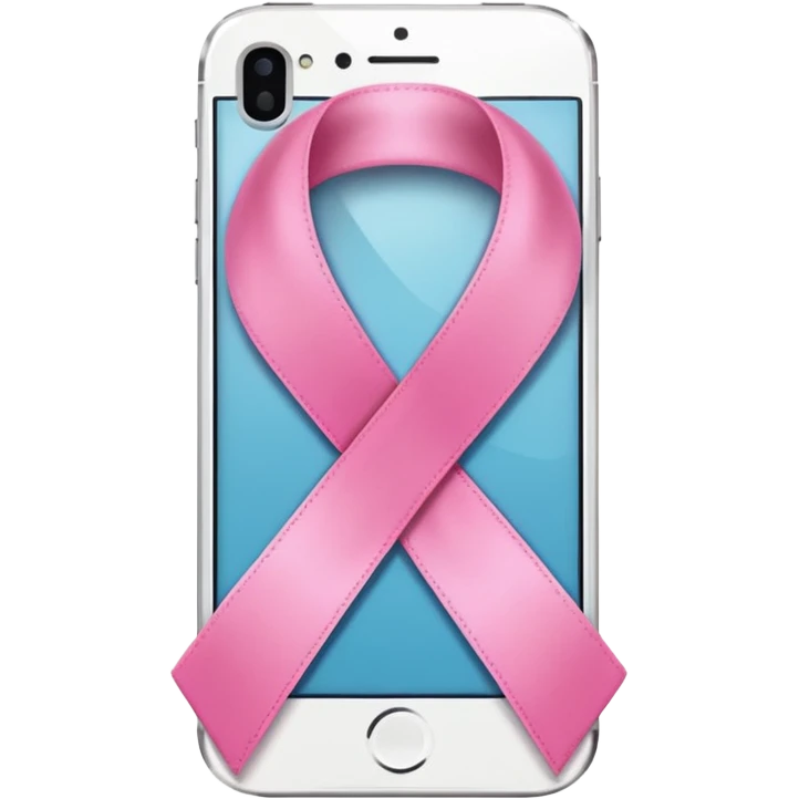 Laço rosa iPhone  emoji