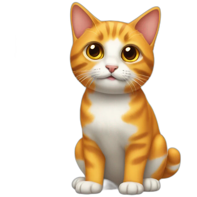 gatinho laranja emoji