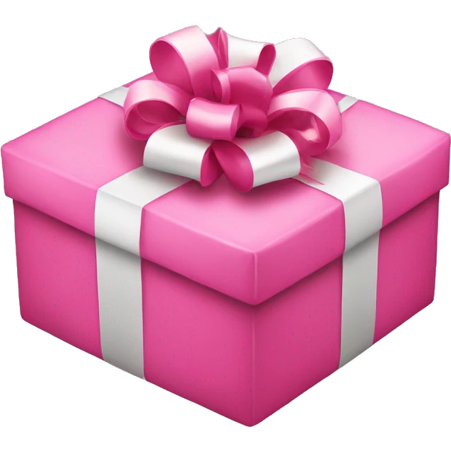 pink christmas gift  emoji