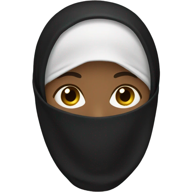 Black Niqabi emoji