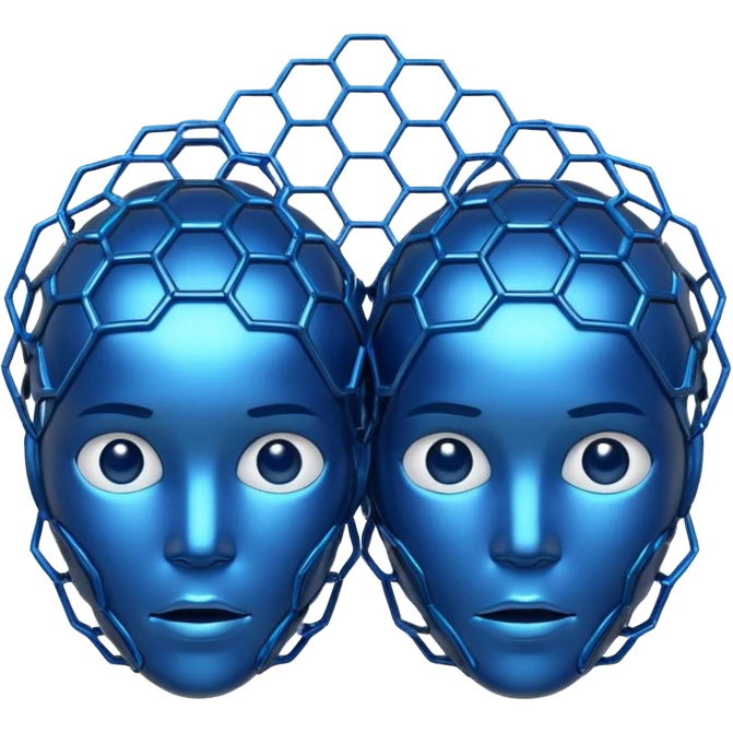 hive mind heads emoji