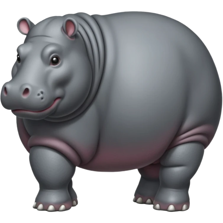 Hippo butt emoji