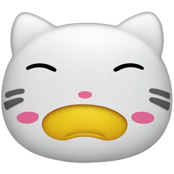 Hello kitty crying emoji